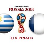 Уругвай – Франция. Прогноз на матч 06 июля 2018. ¼ финала ЧМ-2018