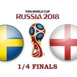 Швеция – Англия. Прогноз на матч 07 июля 2018. ¼ финала ЧМ-2018
